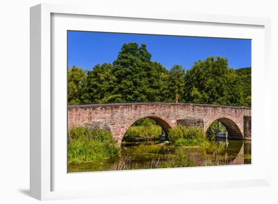 Germany, Bavaria, Lower Franconia, 'FrŠnkisches Saaletal' (Saale Valley), WolfsmŸnster-Udo Siebig-Framed Photographic Print