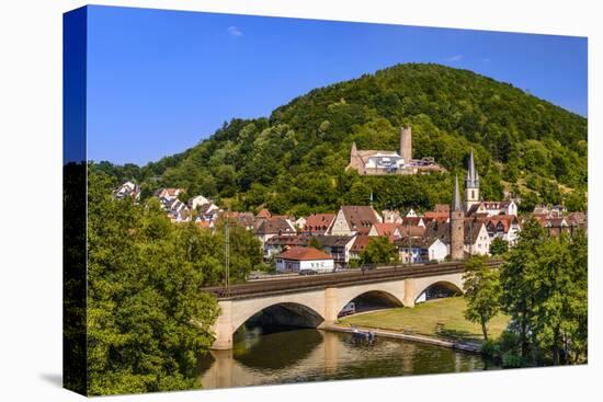 Germany, Bavaria, Lower Franconia, Main-Franconia, 'GemŸnden Am Main'-Udo Siebig-Stretched Canvas