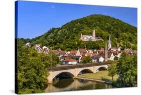 Germany, Bavaria, Lower Franconia, Main-Franconia, 'GemŸnden Am Main'-Udo Siebig-Stretched Canvas