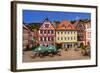 Germany, Bavaria, Lower Franconia, Main-Franconia, Karlstadt, 'Marktplatz' (Square), Karlsburg-Udo Siebig-Framed Photographic Print