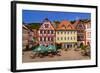 Germany, Bavaria, Lower Franconia, Main-Franconia, Karlstadt, 'Marktplatz' (Square), Karlsburg-Udo Siebig-Framed Photographic Print