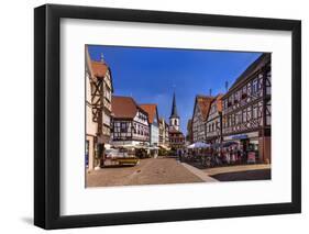 Germany, Bavaria, Lower Franconia, Main-Franconia, Lohr (River) Am Main-Udo Siebig-Framed Photographic Print