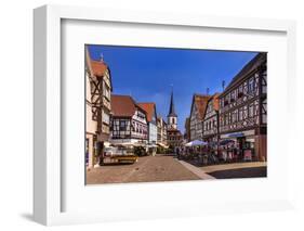 Germany, Bavaria, Lower Franconia, Main-Franconia, Lohr (River) Am Main-Udo Siebig-Framed Photographic Print