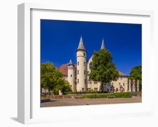 Germany, Bavaria, Lower Franconia, Main-Franconia, Lohr (River) Am Main-Udo Siebig-Framed Photographic Print