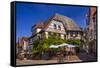 Germany, Bavaria, Lower Franconia, Main-Franconia, Lohr (River) Am Main-Udo Siebig-Framed Stretched Canvas