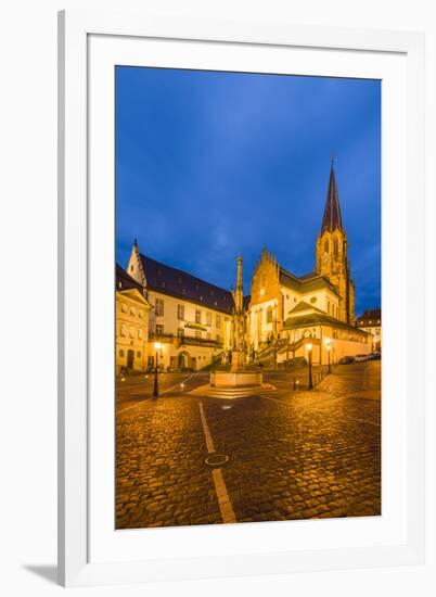 Germany, Bavaria, Lower Franconia, Mainfranken, the Untermain-Udo Siebig-Framed Premium Photographic Print