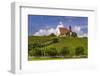 Germany, Bavaria, Lower Franconia, Mainfranken, Volkach, Pilgrimage Church Maria in the Vineyard-Udo Siebig-Framed Photographic Print