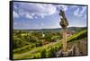 Germany, Bavaria, Lower Franconia, Mainfranken, Volkach-Udo Siebig-Framed Stretched Canvas