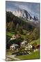 Germany, Bavaria, Maria Gern Village, Elevated View, Fall-Walter Bibikow-Mounted Photographic Print