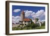 Germany, Bavaria, Middle Franconia, DinkelsbŸhl (Town), Salwartenturm (Tower-Udo Siebig-Framed Photographic Print