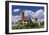 Germany, Bavaria, Middle Franconia, DinkelsbŸhl (Town), Salwartenturm (Tower-Udo Siebig-Framed Photographic Print