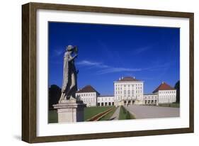 Germany, Bavaria, Munich, Gardens of 17th-Century Baroque Nymphenburg Palace, Statue-null-Framed Giclee Print