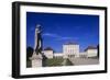 Germany, Bavaria, Munich, Gardens of 17th-Century Baroque Nymphenburg Palace, Statue-null-Framed Giclee Print