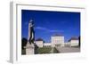 Germany, Bavaria, Munich, Gardens of 17th-Century Baroque Nymphenburg Palace, Statue-null-Framed Giclee Print