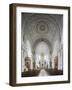 Germany, Bavaria, Munich, Nave of Michaelskirche, Second Largest Barrel-Vaulted Roof in the World t-John Warburton-lee-Framed Photographic Print