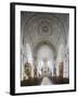 Germany, Bavaria, Munich, Nave of Michaelskirche, Second Largest Barrel-Vaulted Roof in the World t-John Warburton-lee-Framed Photographic Print