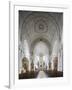 Germany, Bavaria, Munich, Nave of Michaelskirche, Second Largest Barrel-Vaulted Roof in the World t-John Warburton-lee-Framed Photographic Print