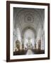 Germany, Bavaria, Munich, Nave of Michaelskirche, Second Largest Barrel-Vaulted Roof in the World t-John Warburton-lee-Framed Photographic Print