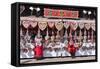 Germany, Bavaria, Munich, Theresienwiese Oktoberfest, Souvenir Stand, Gingerbread Hearts-Udo Siebig-Framed Stretched Canvas