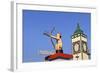 Germany, Bavaria, Munich, Theresienwiese Oktoberfest, Toilet Signs-Udo Siebig-Framed Photographic Print