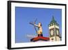 Germany, Bavaria, Munich, Theresienwiese Oktoberfest, Toilet Signs-Udo Siebig-Framed Photographic Print