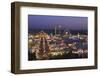 Germany, Bavaria, Munich, Theresienwiese Oktoberfest, View of St Paul's Church, Evening-Udo Siebig-Framed Photographic Print