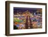 Germany, Bavaria, Munich, Theresienwiese Oktoberfest, View of St Paul's Church, Evening-Udo Siebig-Framed Photographic Print