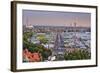 Germany, Bavaria, Munich, Theresienwiese Oktoberfest, View of St. Paul's Church-Udo Siebig-Framed Photographic Print