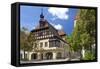 Germany, Bavaria, Regensburg, Cityscape-Chris Seba-Framed Stretched Canvas