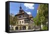 Germany, Bavaria, Regensburg, Cityscape-Chris Seba-Framed Stretched Canvas