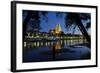 Germany, Bavaria, Regensburg, Danube Shore, Dusk, Cathedral-Chris Seba-Framed Photographic Print