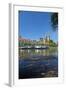 Germany, Bavaria, Regensburg, Danube Shore, Museum Ship, Cathedral-Chris Seba-Framed Photographic Print