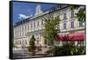 Germany, Bavaria, Regensburg, Hotel-Chris Seba-Framed Stretched Canvas