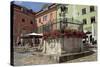 Germany, Bavaria, Regensburg, Krauterer Markt-Chris Seba-Stretched Canvas