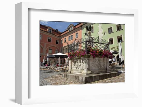 Germany, Bavaria, Regensburg, Krauterer Markt-Chris Seba-Framed Photographic Print