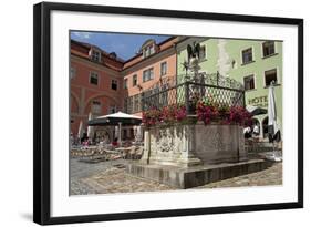 Germany, Bavaria, Regensburg, Krauterer Markt-Chris Seba-Framed Photographic Print