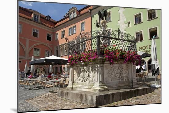 Germany, Bavaria, Regensburg, Krauterer Markt-Chris Seba-Mounted Photographic Print