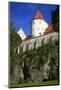 Germany, Bavaria, Tower of the 'Hohes Schloss' (High Castle) at FŸssen, View from the Arboretum-Uwe Steffens-Mounted Photographic Print