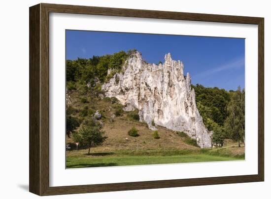 Germany, Bavaria, Upper Bavaria, AltmŸhltal (Valley), Wellheim-Udo Siebig-Framed Photographic Print