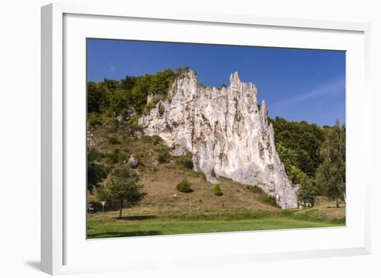 Germany, Bavaria, Upper Bavaria, AltmŸhltal (Valley), Wellheim-Udo Siebig-Framed Photographic Print