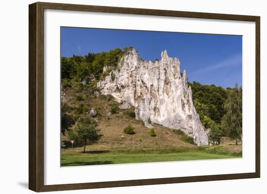 Germany, Bavaria, Upper Bavaria, AltmŸhltal (Valley), Wellheim-Udo Siebig-Framed Photographic Print