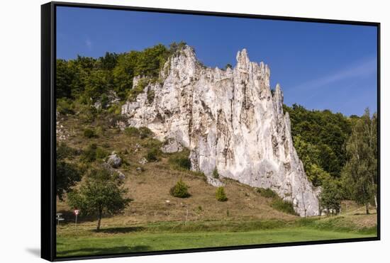 Germany, Bavaria, Upper Bavaria, AltmŸhltal (Valley), Wellheim-Udo Siebig-Framed Stretched Canvas