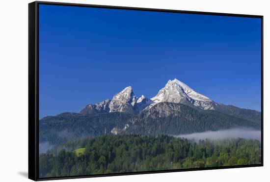 Germany, Bavaria, Upper Bavaria, Berchtesgadener Land, Berchtesgaden-Udo Siebig-Framed Stretched Canvas