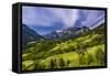 Germany, Bavaria, Upper Bavaria, Berchtesgadener Land (District), Ramsau Near Berchtesgaden-Udo Siebig-Framed Stretched Canvas