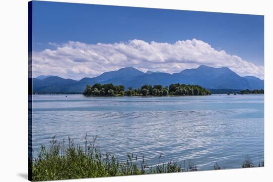 Germany, Bavaria, Upper Bavaria, Chiemgau, Gstadt Am Chiemsee (Lake-Udo Siebig-Stretched Canvas
