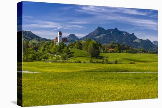 Germany, Bavaria, Upper Bavaria, Chiemgau, Samerberg (Mountain-Udo Siebig-Stretched Canvas