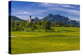 Germany, Bavaria, Upper Bavaria, Chiemgau, Samerberg (Mountain-Udo Siebig-Stretched Canvas