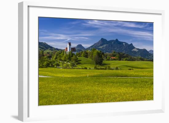 Germany, Bavaria, Upper Bavaria, Chiemgau, Samerberg (Mountain-Udo Siebig-Framed Photographic Print