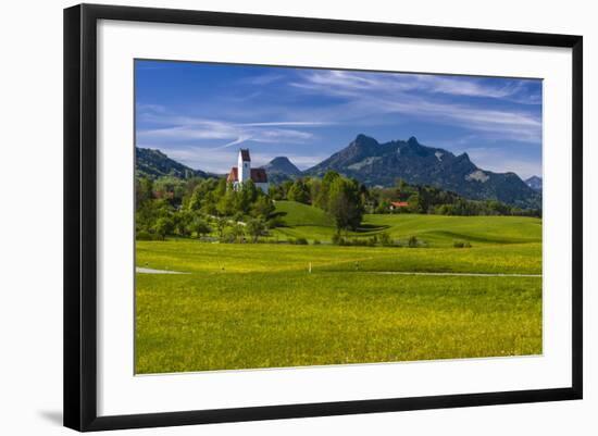 Germany, Bavaria, Upper Bavaria, Chiemgau, Samerberg (Mountain-Udo Siebig-Framed Photographic Print