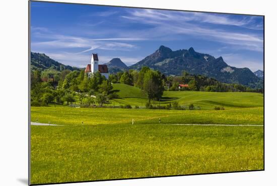 Germany, Bavaria, Upper Bavaria, Chiemgau, Samerberg (Mountain-Udo Siebig-Mounted Photographic Print